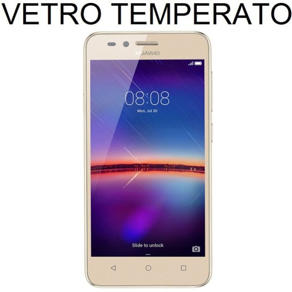 PELLICOLA per HUAWEI Y3 II, Y3 PRO, Y3 II PRO - PROTEGGI DISPLAY VETRO TEMPERATO 0,33mm