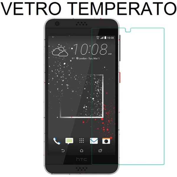 PELLICOLA PROTEGGI DISPLAY VETRO TEMPERATO 0,33mm per HTC DESIRE 630