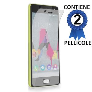 PELLICOLA PROTEGGI DISPLAY per WIKO U FEEL LITE 4G CONFEZIONE 2 PEZZI