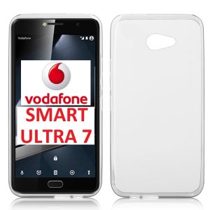 CUSTODIA GEL TPU SILICONE TRASPERENTE per VODAFONE SMART ULTRA 7