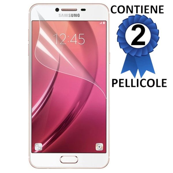 PELLICOLA PROTEGGI DISPLAY per SAMSUNG SM-C7000 GALAXY C7 CONFEZIONE 2 PEZZI