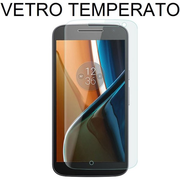 PELLICOLA PROTEGGI DISPLAY VETRO TEMPERATO 0,33mm per LENOVO MOTO G4 (4ª generazione) XT1622