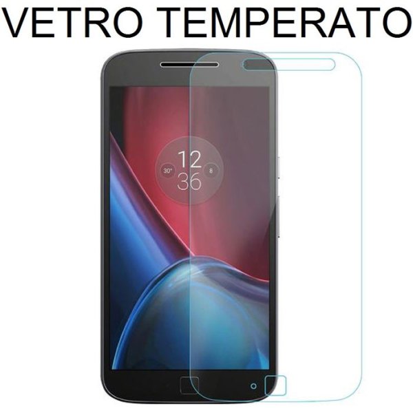 PELLICOLA PROTEGGI DISPLAY VETRO TEMPERATO 0,33mm per LENOVO MOTO G4 PLUS (4ª generazione)