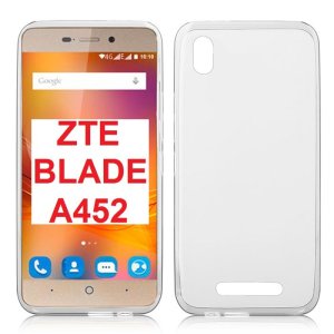 CUSTODIA GEL TPU SILICONE TRASPARENTE per ZTE BLADE A452