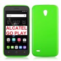 CUSTODIA GEL TPU SILICONE LUCIDA per ALCATEL ONE TOUCH GO PLAY, 7048X COLORE VERDE