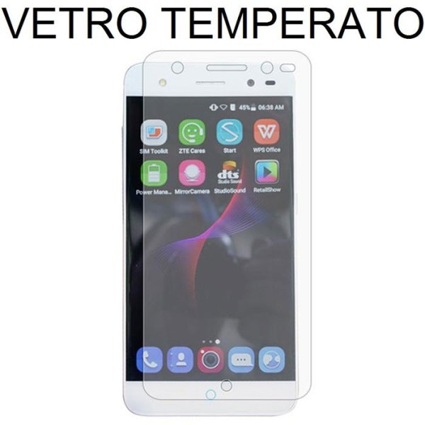 PELLICOLA PROTEGGI DISPLAY VETRO TEMPERATO 0,33mm per ZTE BLADE V7 LITE