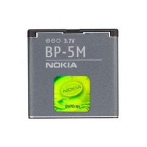 BATTERIA ORIGINALE NOKIA BP-5M per 6500 SLIDE, 7390, 8600 LUNA 900mAh LI-ION BULK SEGUE COMPATIBILITA'..