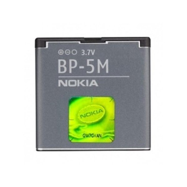 BATTERIA ORIGINALE NOKIA BP-5M per 6500 SLIDE, 7390, 8600 LUNA 900mAh LI-ION BULK SEGUE COMPATIBILITA'..