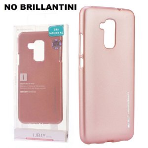 CUSTODIA GEL TPU SILICONE per HUAWEI GT3, HONOR 5C, HONOR 7 LITE ROSA ORO ALTA QUALITA' MERCURY I-JELLY (NO BRILLANTINI)