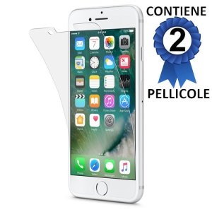 PELLICOLA PROTEGGI DISPLAY per APPLE IPHONE 7 PLUS, IPHONE 8 PLUS CONFEZIONE 2 PEZZI