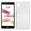 CUSTODIA GEL TPU SILICONE TRASPARENTE per LG X SKIN