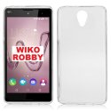 CUSTODIA GEL TPU SILICONE TRASPARENTE per WIKO ROBBY