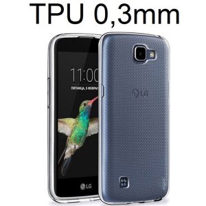 CUSTODIA GEL TPU SILICONE ULTRA SLIM TRASPARENTE 0,3mm per LG K3 (LS450) - ATTENZIONE! NO K3 (K100)