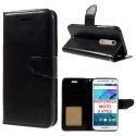 CUSTODIA FLIP ORIZZONTALE SIMILPELLE per MOTOROLA MOTO X STYLE CON CHIUSURA MAGNETICA E INTERNO IN TPU COLORE NERO