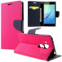 CUSTODIA FLIP ORIZZONTALE per HUAWEI NOVA PLUS, G9 PLUS CON INTERNO IN TPU SILICONE, STAND E CHIUSURA MAGNETICA COLORE FUCSIA