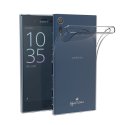 CUSTODIA per SONY XPERIA XZ (F8331), XPERIA XZs (G8231) IN GEL TPU SILICONE TRASPARENTE HALSSEN