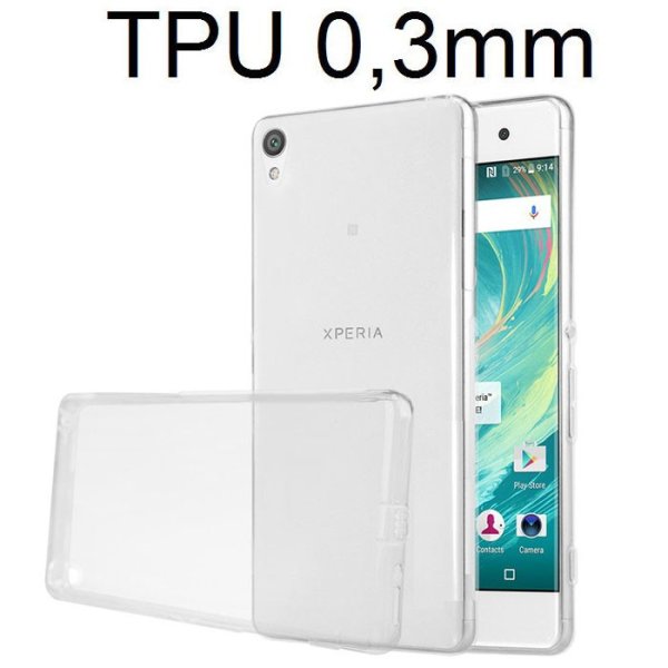 CUSTODIA per SONY XPERIA XA ULTRA F3211, XA ULTRA DUAL F3212 IN GEL TPU SILICONE ULTRA SLIM 0,3mm TRASPARENTE