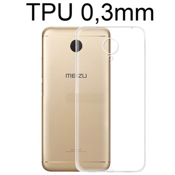 CUSTODIA per MEIZU M3S, M3 MINI IN GEL TPU SILICONE ULTRA SLIM 0,3mm TRASPARENTE