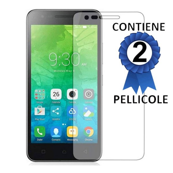 PELLICOLA PROTEGGI DISPLAY per LENOVO VIBE C2 (k10a40), VIBE C2 POWER - CONFEZIONE 2 PEZZI