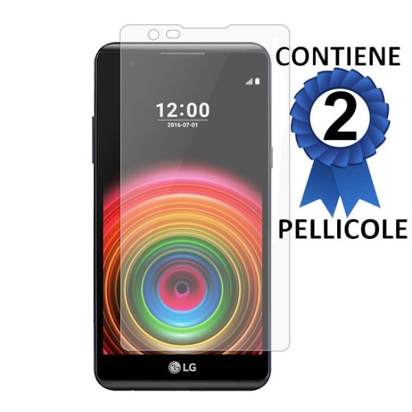 PELLICOLA PROTEGGI DISPLAY per LG X POWER, K220 CONFEZIONE 2 PEZZI