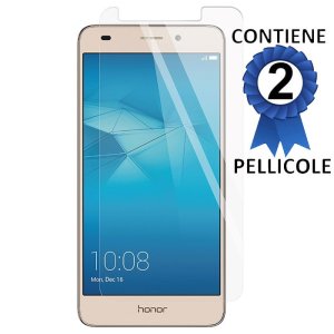 PELLICOLA PROTEGGI DISPLAY per HUAWEI GT3, HONOR 5C, HONOR 7 LITE CONFEZIONE 2 PEZZI