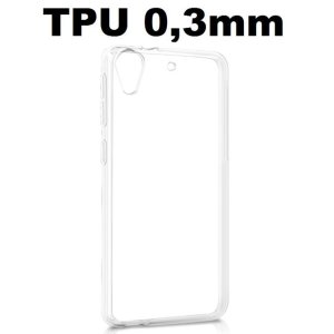 CUSTODIA GEL TPU SILICONE ULTRA SLIM 0,3mm TRASPARENTE perHTC DESIRE 628 DUAL SIM