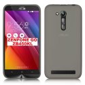 CUSTODIA GEL TPU SILICONE per ASUS ZENFONE GO ZB450KL, ZENFONE GO ZB452KG - 4.5" POLLICI COLORE NERO TRASPARENTE