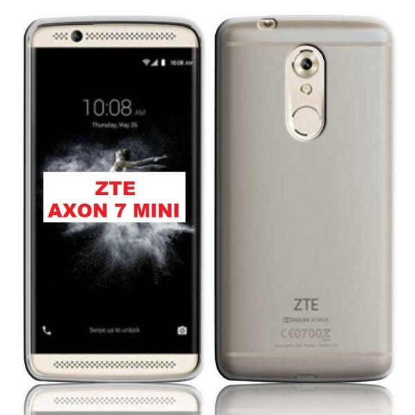 CUSTODIA GEL TPU SILICONE TRASPARENTE per ZTE AXON 7 MINI