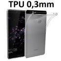 CUSTODIA GEL TPU SILICONE ULTRA SLIM 0,3mm TRASPARENTE per HUAWEI HONOR NOTE 8