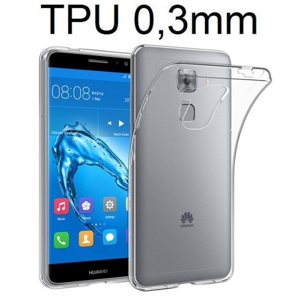 CUSTODIA GEL TPU SILICONE ULTRA SLIM 0,3mm TRASPARENTE per HUAWEI NOVA PLUS, G9 PLUS