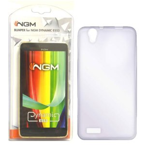 CUSTODIA GEL TPU SILICONE TRASPARENTE per DYNAMIC E553 ORIGINALE NGM BLISTER