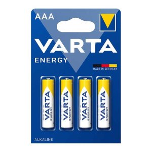 BATTERIE MINISTILO 1.5V AAA LR03 BLISTER 4PZ VARTA ENERGY