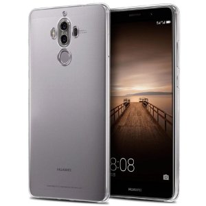 CUSTODIA per HUAWEI MATE 9 IN GEL TPU SILICONE TRASPARENTE