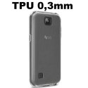 CUSTODIA per LG K3 (K100), LG K3 DUAL SIM (K100DS) IN GEL TPU SILICONE ULTRA SLIM TRASPARENTE 0,3mm