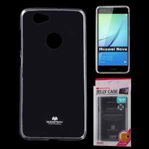 CUSTODIA per HUAWEI NOVA IN GEL TPU SILICONE TRASPARENTE ALTA QUALITA' MERCURY BLISTER