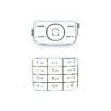 TASTIERA NUMERICA + SUPERIORE per NOKIA 5300 COLORE SILVER