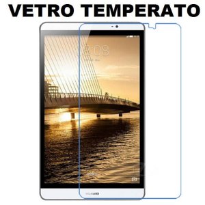 PELLICOLA per HUAWEI MEDIAPAD M2 8.0 - 8" POLLICI - PROTEGGI DISPLAY VETRO TEMPERATO 0,33mm