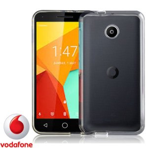 CUSTODIA per VODAFONE SMART MINI 7, VF-300 IN GEL TPU SILICONE TRASPARENTE