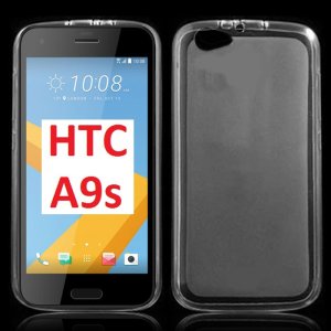 CUSTODIA per HTC ONE A9s IN GEL TPU SILICONE COLORE BIANCO TRASPARENTE