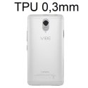 CUSTODIA per LENOVO VIBE P1M IN GEL TPU SILICONE ULTRA SLIM 0,3mm TRASPARENTE