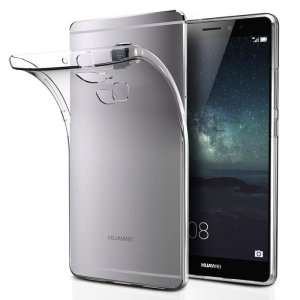 CUSTODIA per HUAWEI MATE S IN GEL TPU SILICONE TRASPARENTE