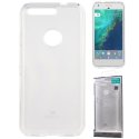 CUSTODIA per GOOGLE PIXEL - 5" POLLICI IN GEL TPU SILICONE TRASPARENTE ALTA QUALITA' MERCURY BLISTER