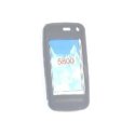 CUSTODIA SILICONE per NOKIA 5800 COLORE GRIGIO