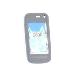 CUSTODIA SILICONE per NOKIA 5800 COLORE GRIGIO