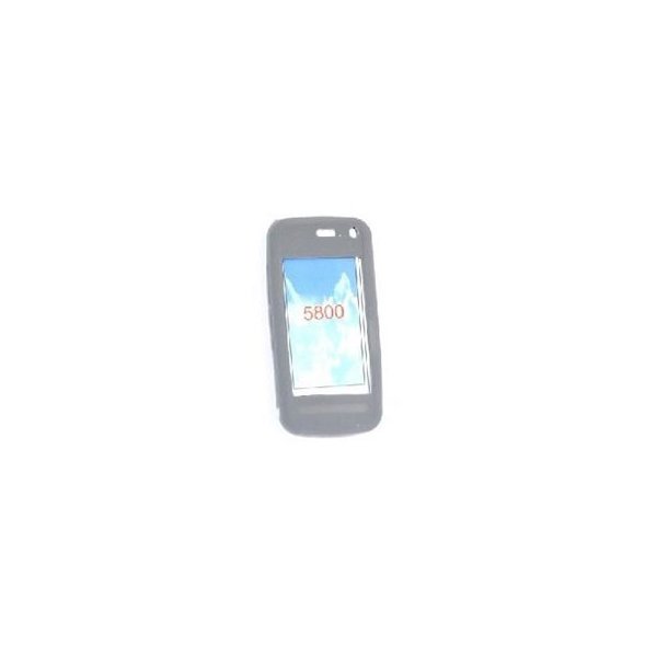 CUSTODIA SILICONE per NOKIA 5800 COLORE GRIGIO