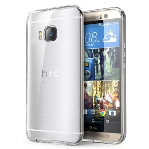 CUSTODIA per HTC ONE M9, ONE M9 PRIME CAMERA IN GEL TPU SILICONE TRASPARENTE