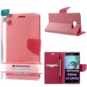 CUSTODIA per SAMSUNG SM-A310 GALAXY A3 (2016) - FLIP ORIZZONTALE CON STAND E INTERNO IN TPU SILICONE COLORE ROSA ALTA QUALITA'