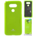 CUSTODIA per LG G6, H870, G6 DUAL SIM H870DS COLORE VERDE LUCIDO CON GLITTER ALTA QUALITA' MERCURY BLISTER