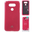 CUSTODIA per LG G6, H870, G6 DUAL SIM H870DS COLORE FUCSIA LUCIDO CON GLITTER ALTA QUALITA' MERCURY BLISTER