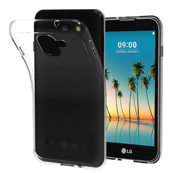 CUSTODIA per LG K3 (2017) IN GEL TPU SILICONE TRASPARENTE